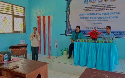 Promosi Program Studi Pendidikan Biologi melalui kegiatan Indigenous Cup IV di SMA N 3 Kupang Timur